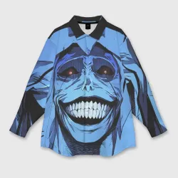 Женская рубашка oversize 3D Поднятие уровня в одиночку