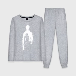 Женская пижама с лонгсливом хлопок Сон Джин Ву solo leveling