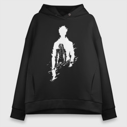 Женское худи Oversize хлопок Сон Джин Ву solo leveling