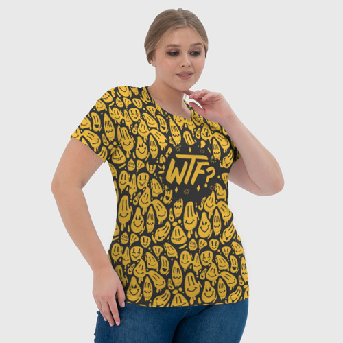 Женская футболка 3D с принтом WTF, фото #4