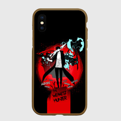 Чехол для iPhone XS Max матовый Solo leveling портал