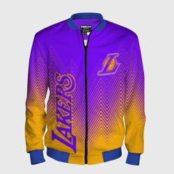 Мужской бомбер 3D Los Angeles Lakers Лейкерс