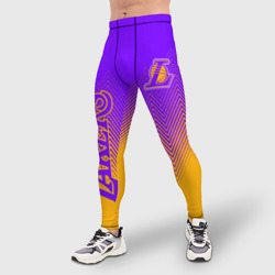 Мужские тайтсы 3D Los Angeles Lakers Лейкерс - фото 2