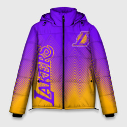 Мужская зимняя куртка 3D Los Angeles Lakers Лейкерс
