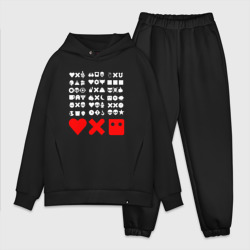 Мужской костюм oversize хлопок Love, Death and Robots logo