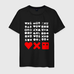 Мужская футболка хлопок Love, Death and Robots logo