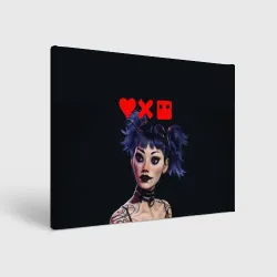 Холст прямоугольный Love, Death and Robots - Lora