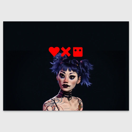 Поздравительная открытка Love, Death and Robots - Lora