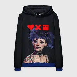 Мужская толстовка 3D Love, Death and Robots - Lora