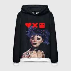 Мужская толстовка 3D Love, Death and Robots - Lora
