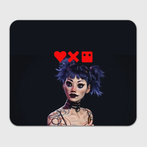 Прямоугольный коврик для мышки Love, Death and Robots - Lora