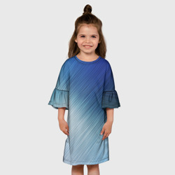 Детское платье 3D Текстура. Оттенки льда - фото 2
