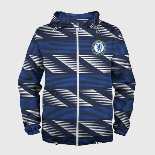 Мужская ветровка 3D FC Chelsea Breathe Training Top 2021-22, цвет белый