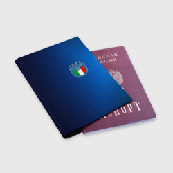 Обложка для паспорта матовая кожа Сборная Италии - фото 2