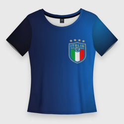 Женская футболка 3D Slim Сборная Италии