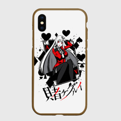 Чехол для iPhone XS Max матовый Kakegurui - Saotome Mary
