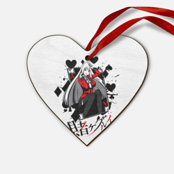 Деревянная игрушка Сердце Kakegurui - Saotome Mary