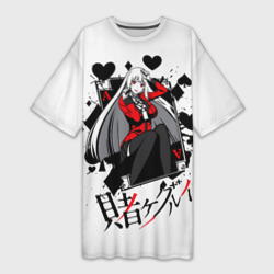 Платье-футболка 3D Kakegurui Безумный азарт