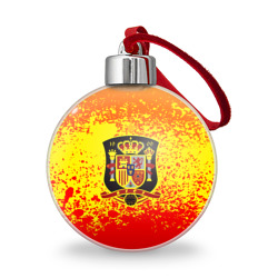 Сборная Испании – Ёлочный шар с принтом купить