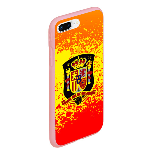 Чехол для iPhone 7Plus/8 Plus матовый с принтом Сборная Испании, вид сбоку #3