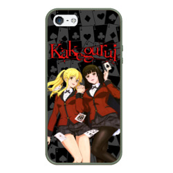 Чехол для iPhone 5/5S матовый Kakegurui Безумный азарт