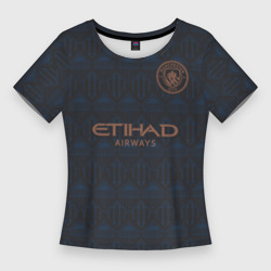 Женская футболка 3D Slim Manchester City Cup Away 2021-22