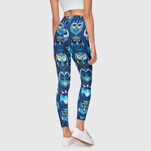 Леггинсы 3D Совы - фото 4