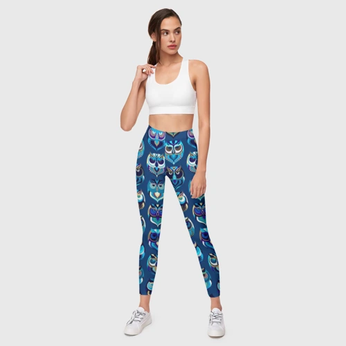 Леггинсы 3D Совы - фото 5