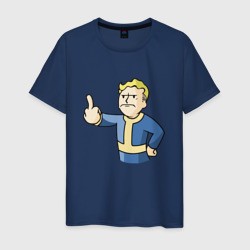 Мужская футболка хлопок Vault Boy - "Fuck you"