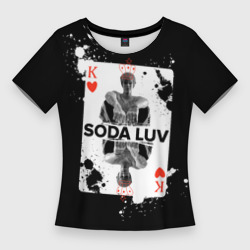 Женская футболка 3D Slim Репер - soda Luv