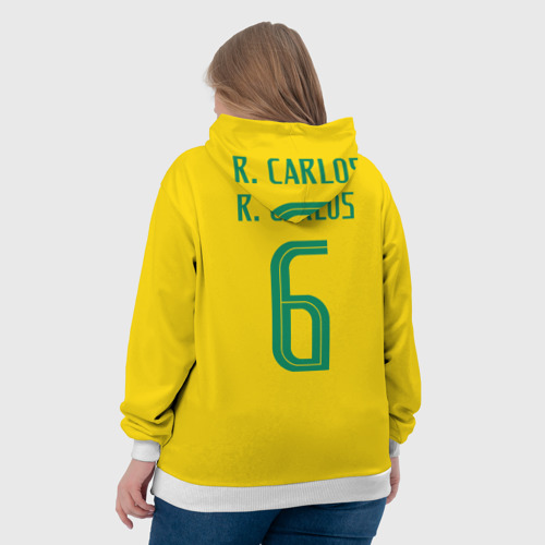 Женская толстовка 3D Р. Карлос футболка сборной, цвет 3D печать - фото 7