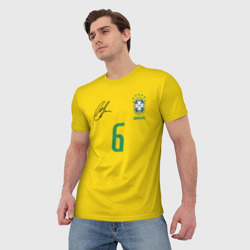Мужская футболка 3D Р. Карлос футболка сборной - фото 2