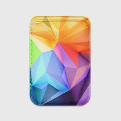 Картхолдер Magsafe магнитный Радужная геометрия