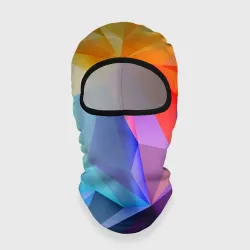 Балаклава 3D Радужная геометрия