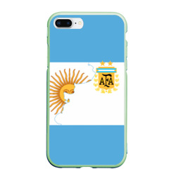 Чехол для iPhone 7Plus/8 Plus матовый Сборная Аргентины