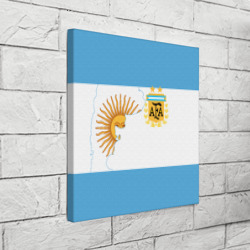 Холст квадратный Сборная Аргентины - фото 2