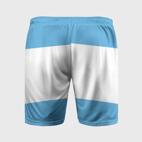 Мужские шорты спортивные Сборная Аргентины, цвет 3D печать - фото 2