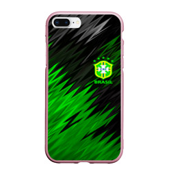Чехол для iPhone 7Plus/8 Plus матовый Сборная Бразилии