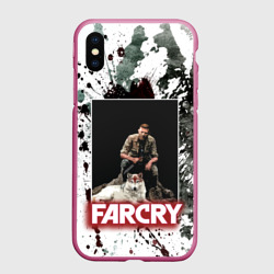 Чехол для iPhone XS Max матовый Farcry wolf