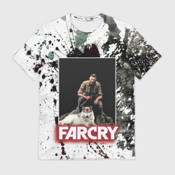 Мужская футболка 3D Farcry wolf