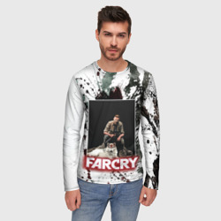 Мужской лонгслив 3D Farcry wolf - фото 2