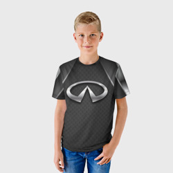 Детская футболка 3D Инфинити технологичный паттерн - фото 2