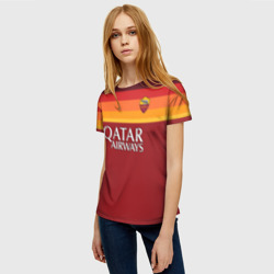 Женская футболка 3D Мхитарян футболка Рома - фото 2