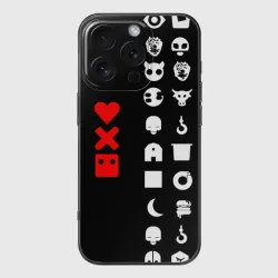Чехол для iPhone 16 Pro силиконовый с защитой камеры Любовь, смерть и роботы
