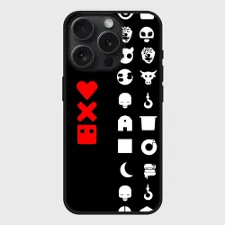 Чехол силиконовый для Apple iPhone 15 Pro Мax матовый Любовь, смерть и роботы