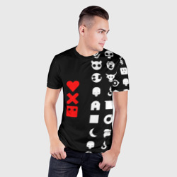 Мужская футболка 3D Slim Любовь, смерть и роботы - фото 2
