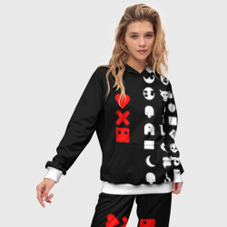 Женский костюм с толстовкой 3D Любовь, смерть и роботы - фото 2