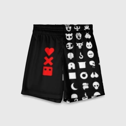 Детские спортивные шорты 3D Любовь, смерть и роботы