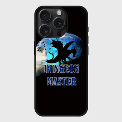 Чехол силиконовый для Apple iPhone 15 Pro матовый Dungeon Master