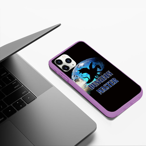 Чехол для iPhone 11 Pro Max матовый Dungeon Master, цвет фиолетовый - фото 5